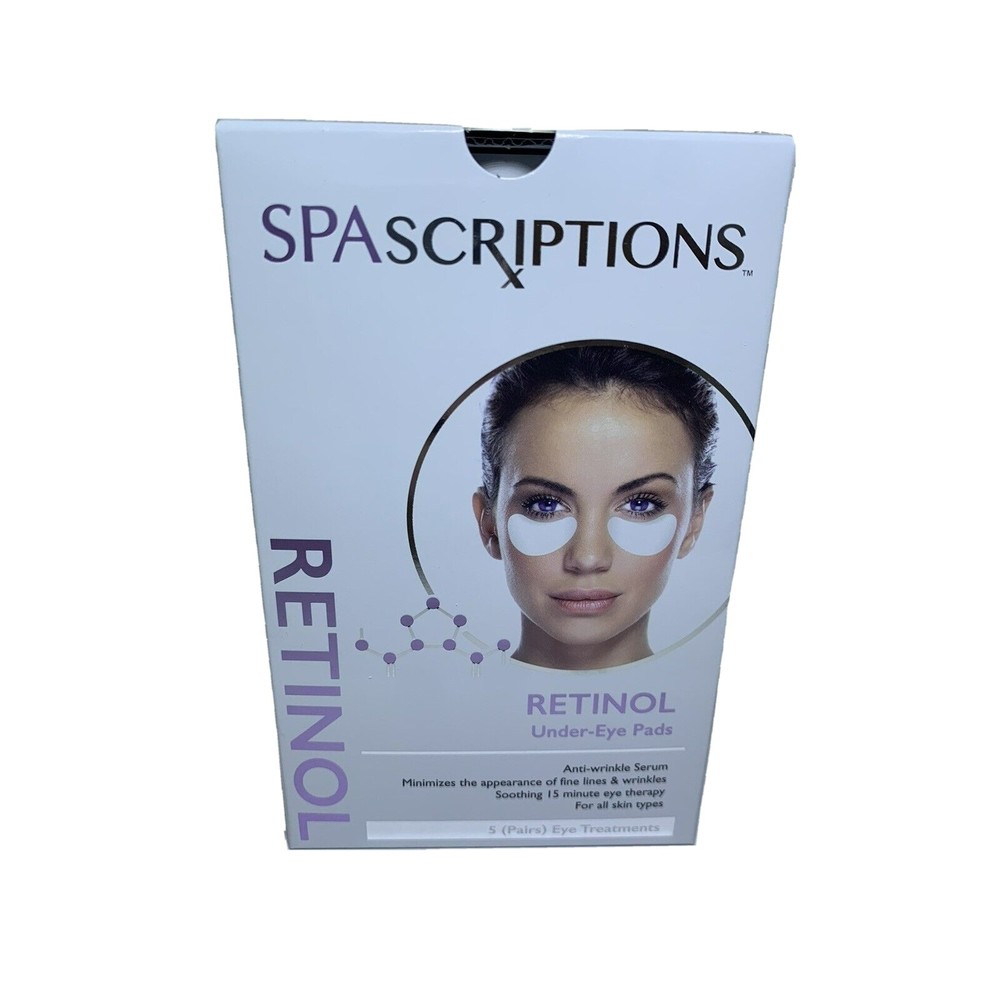 SPAscriptions Retinol Under-Eye Pads 5 Pairs Serum Serum NIB